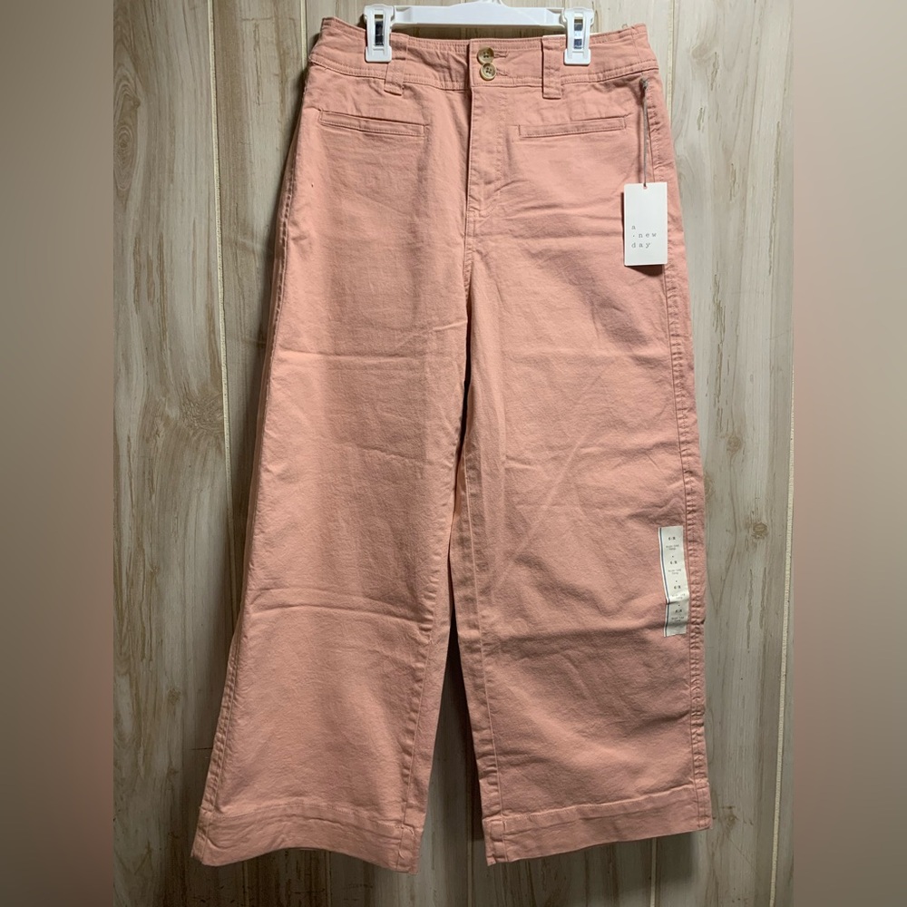 Pink Wide-Leg Pants